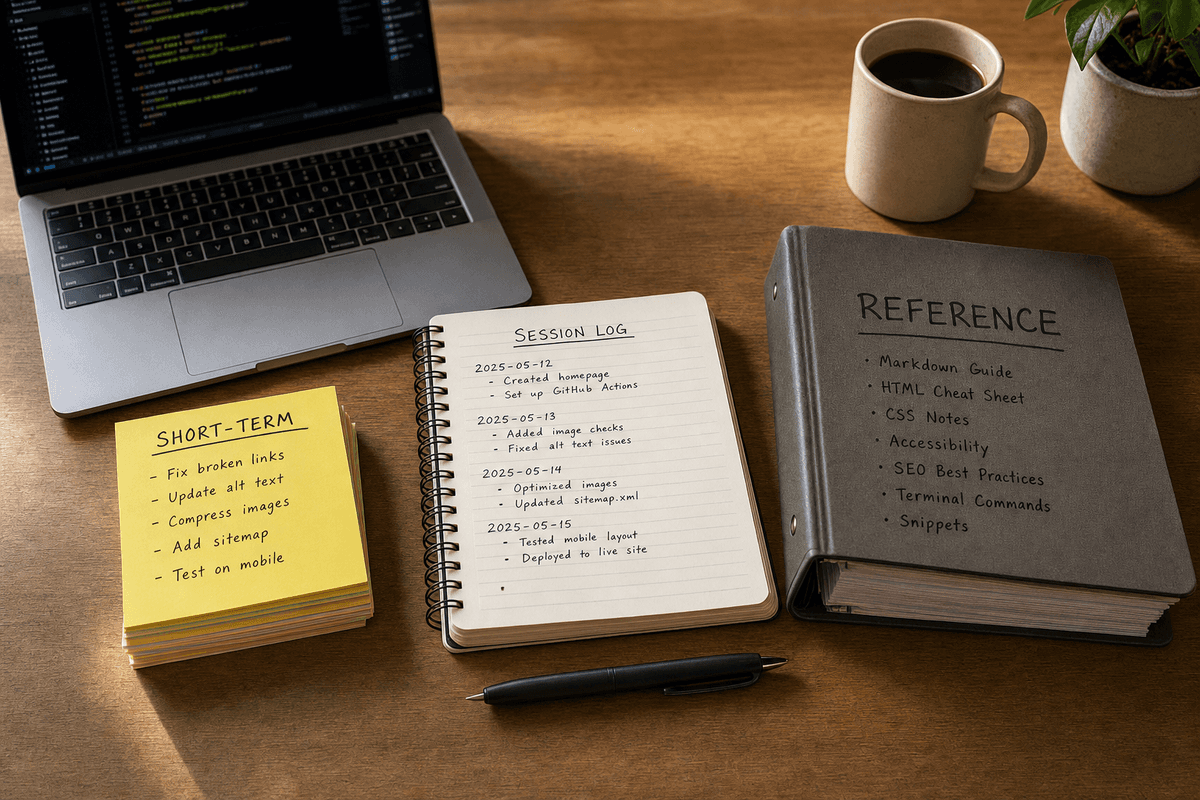 Three Layers of External Memory for AI-First Development (What Actually Ships)