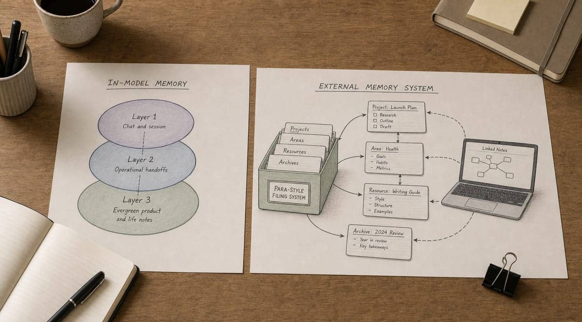 Why File Memory Beats the Three-Layer AI Diagram (For Builders, Not Vendors)
