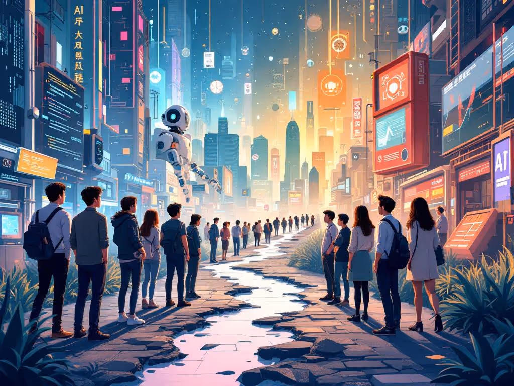 Hero illustration for Redefining the Career Ladder: How AI Sidelines Entry-Level Learning in APAC